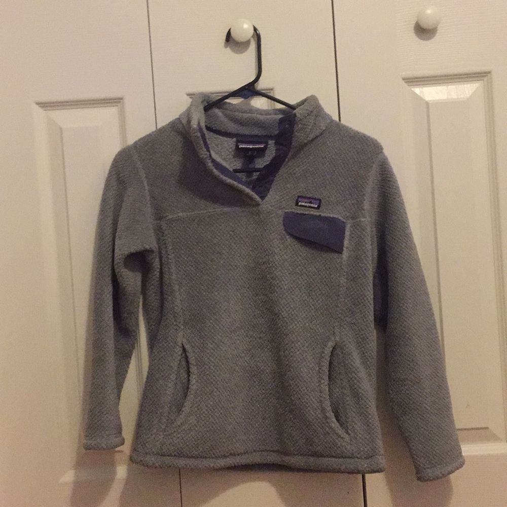 Patagonia Girls Re-Tool Snap T Fleece Pullover